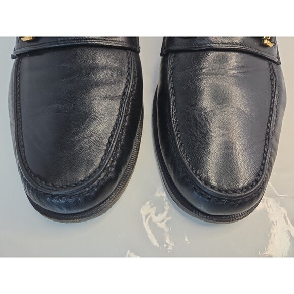 Church\'s Capri Mens Black Leather Horsebit Loafers 9.5 F Handmade in Italy EUC main image 7